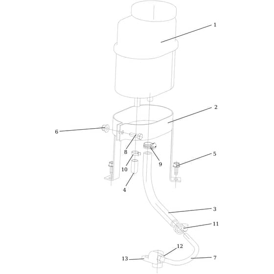 APACHE 92 EVO - 2017 - Oleo-Mac Ride On Mower Hydraulic distribution Diagram