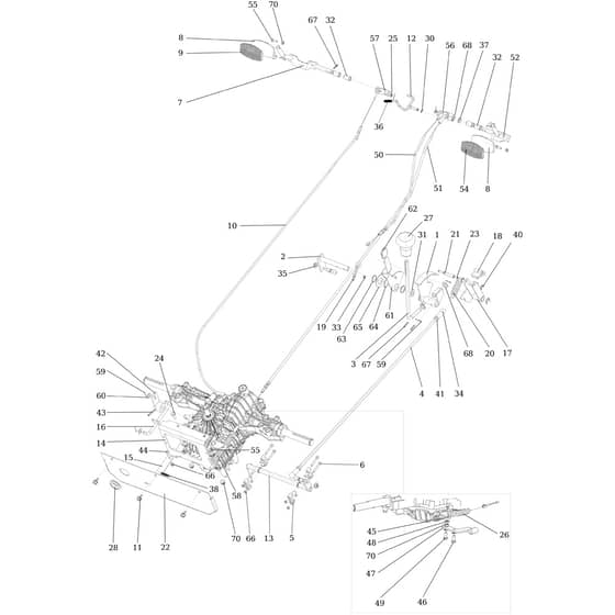 APACHE 92 EVO - 2021 - Oleo-Mac Ride On Mower Transmission Diagram