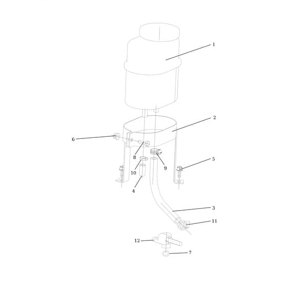 APACHE 92 EVO - 2022 - Oleo-Mac Ride On Mower Hydraulic distribution Diagram