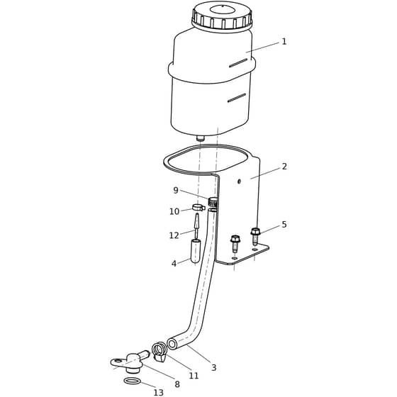 APACHE 92 EVO - 2024 - Oleo-Mac Ride On Mower Hydraulic distribution Diagram