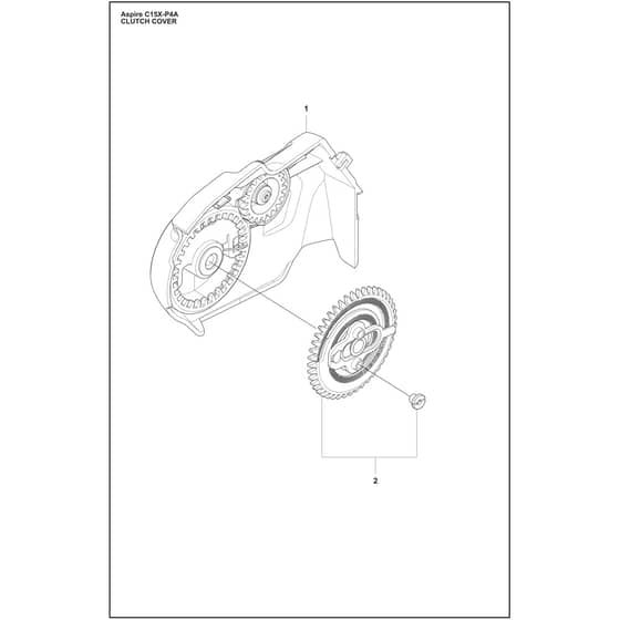 Husqvarna Aspire C15X-P4A - 970720502 - Clutch Cover