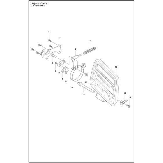 Husqvarna Aspire C15X-P4A - 970720502 - Brake