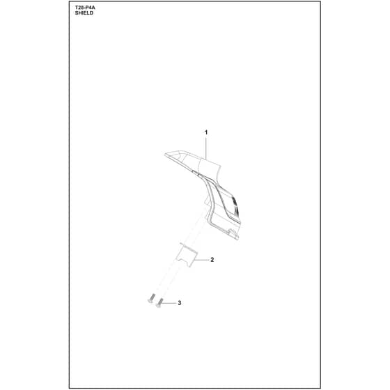 Husqvarna Aspire T28-P4A - 970620202 - Shield