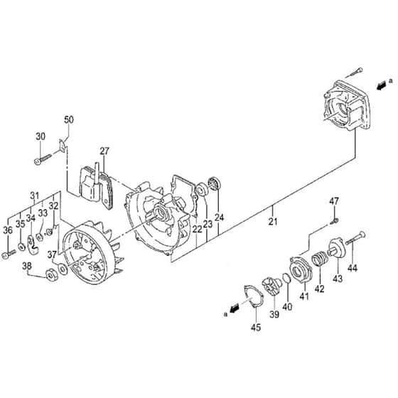 Tanaka AST-250 - Crankcase
