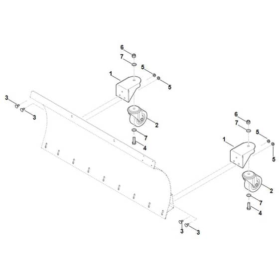 Viking ATR100 - Set Gauge Wheel - Parts Diagram