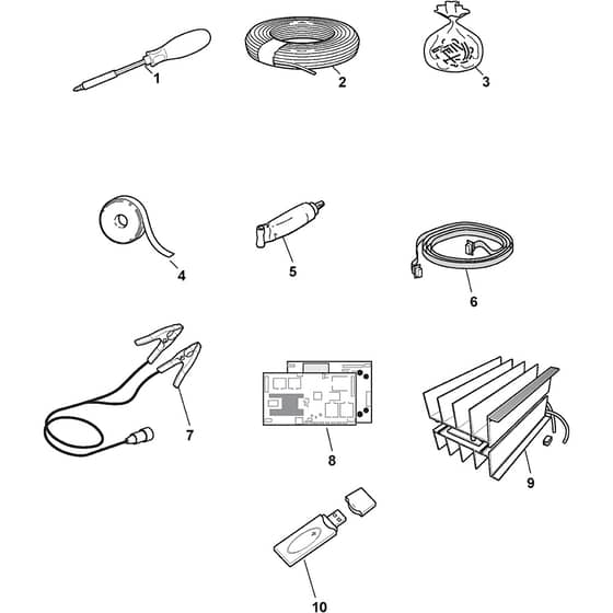 Autoclip 522 - 2015-2016 - 2R5005008/S15 - Stiga Robot Mower Accessories Diagram