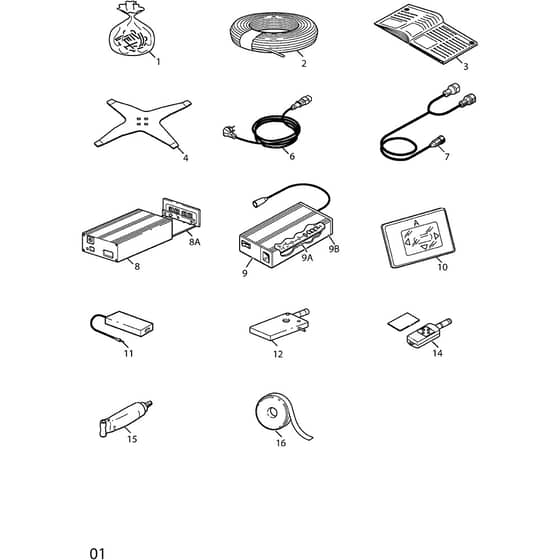 Autoclip 525 - 2013 - 26-8125-11 - Stiga Robot Mower Accessories Diagram