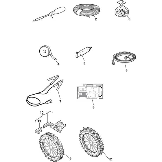 Autoclip 720 S - 2015-2016 - 2R7007058/S15 - Stiga Robot Mower Accessories Diagram
