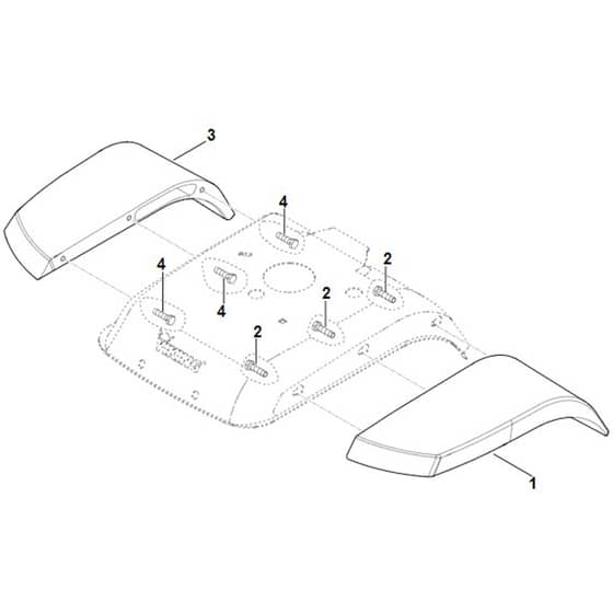 Viking AZG 030 - Additional Weight - Parts Diagram