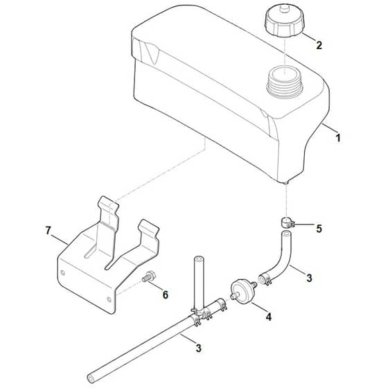 Viking AZT 200 - Tank - Parts Diagram