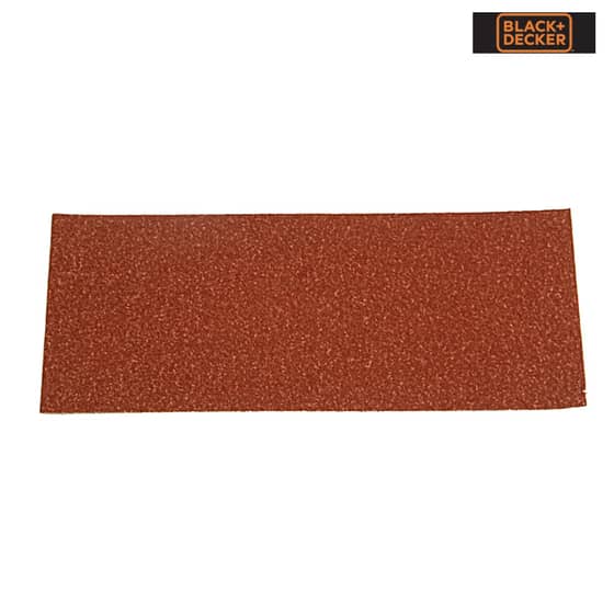 Black & Decker 1/2 Sanding Sheets Orbital 115mm x 280mm Plain 60g (Pack of 5) - X31006