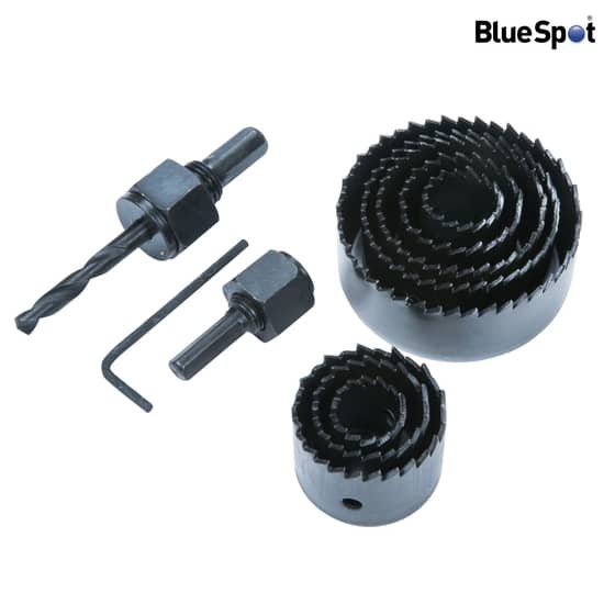 BlueSpot Multi Holesaw Set 11 Piece 19-64mm - 20507