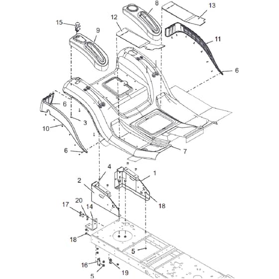 Countax B250 4Trac - From 09-09-2019 - 09 Rear Body
