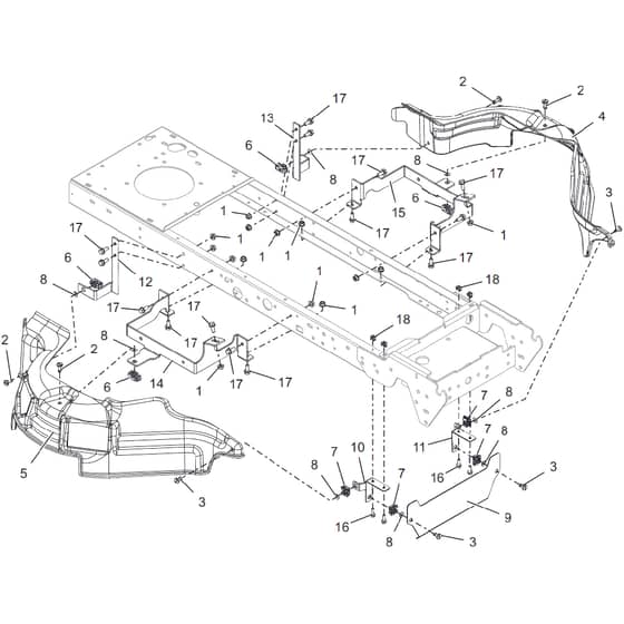 Countax B250 4Trac - From 09-09-2019 - 28 Guarding Assy