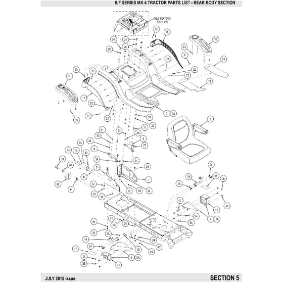 Countax B250 - From 01-07-2015 To 06-04-2016 - 5 Rear Body