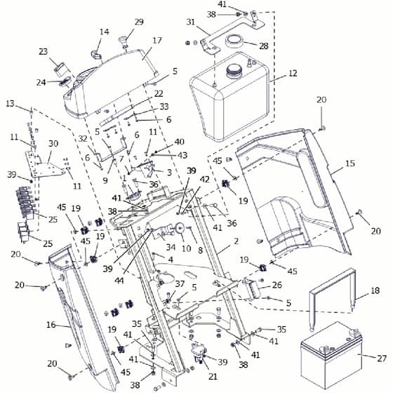 Countax B250 - From A0328984 06-04-2016 - 5 Console