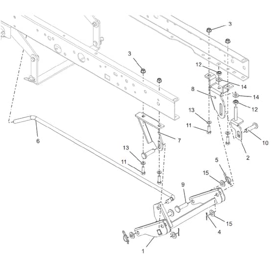Countax B255 4Wd - From 09-09-2019 - 21 Deck Lift Front Cradle