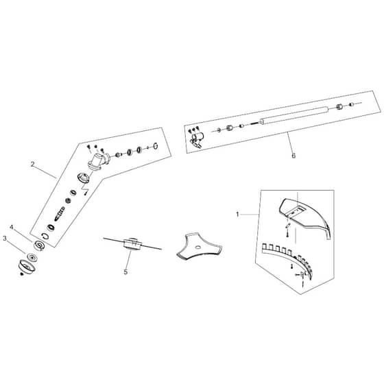 McCulloch B33 PS+ 4-in-1 - 2019-02 - Attachments (1) Parts Diagram