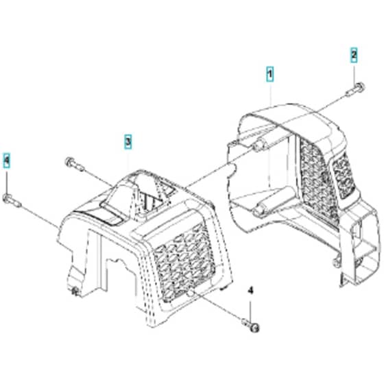 McCulloch B40 BT - 2013-02 - Cylinder Cover Parts Diagram
