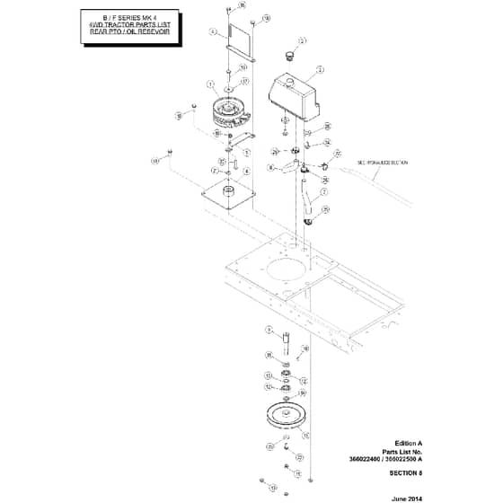 Countax B60 - From 01-06-2014 To 01-10-2014 - 8 Rear PTO
