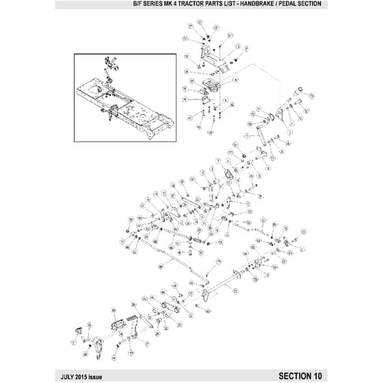 Countax B60 - From 01-07-2015 To 06-04-2016 - 10 Handbrake