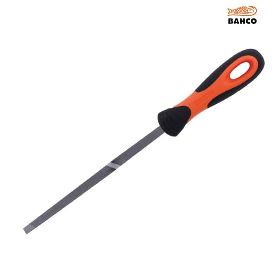 Bahco Double Ended Saw File 4-190-06-2-2 150mm (6in) Handled - 4-190-06-2-2