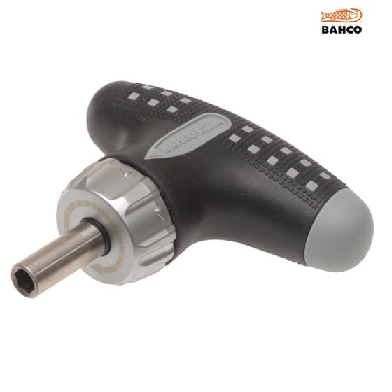 Bahco 808050TS Stubby Ratchet Screwdriver T Handle - 808050TS