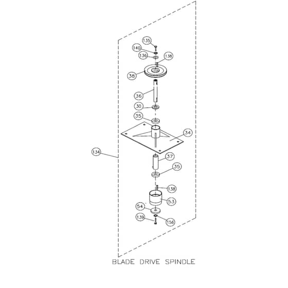Billy Goat BC2403H - BC2403 Series Brush Cutter Main (4) Diagram