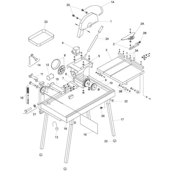 Belle BC 350 - Main Assembly