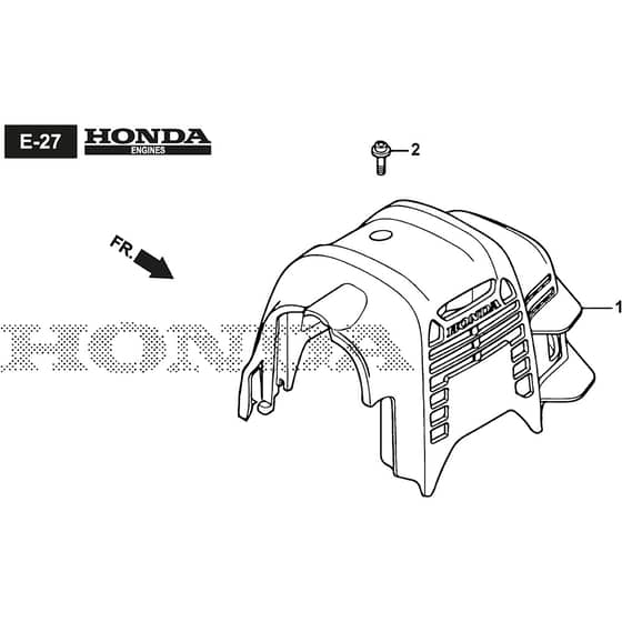 BC 450 H - 2023-2025 - 281520003/21 - Stiga Brushcutter Top Cover Diagram