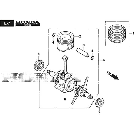BC 450 HD - 2023-2025 - 281521003/21 - Stiga Brushcutter Cylinder Piston Crankshaft Diagram
