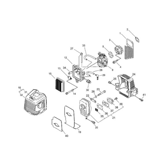 Air Filter, Muffler