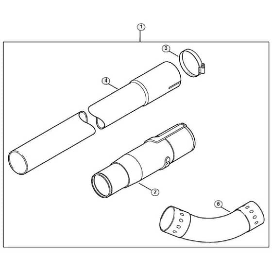 Genuine Stihl BG55 / P - Gutter cleaning