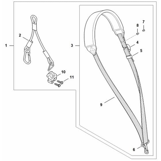 Stihl BGA160.0 - Harness - Parts Diagram