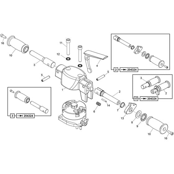 Belle BHB 19 - Top Cover Assembly