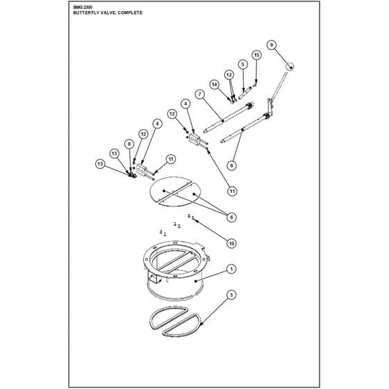 Husqvarna Blastrac BMG 2200RC - 970616502 - Valves