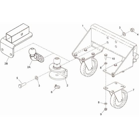 Belle BMD 300 - Optional Equipment - Towbar