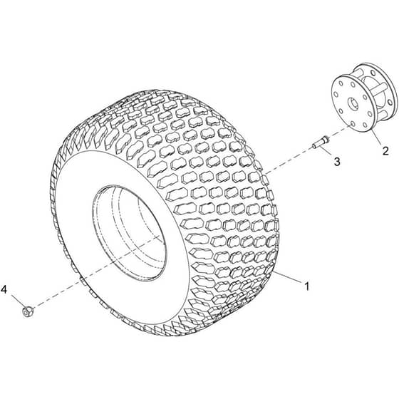 Belle BMD 300 - Optional Equipment - Turf Tyre