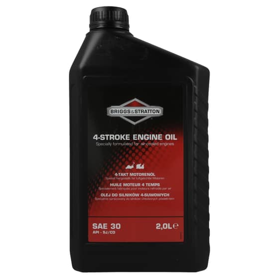 Genuine Briggs & Stratton SAE30 Engine Oil, 2 Litres - 100008E
