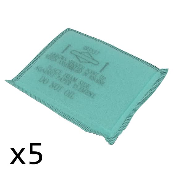 Genuine Briggs & Stratton Pre Air Filter, Pack of 5 - 4147 (493537S)