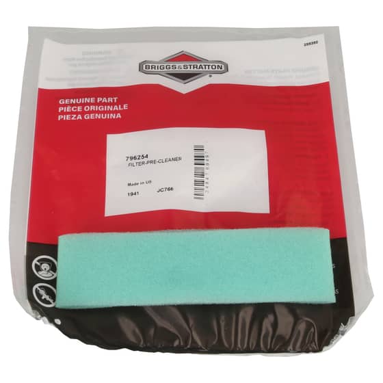 Genuine Briggs & Stratton Air Filter, Pack of 5 - 796254 - 4261 - ONLY 1 LEFT
