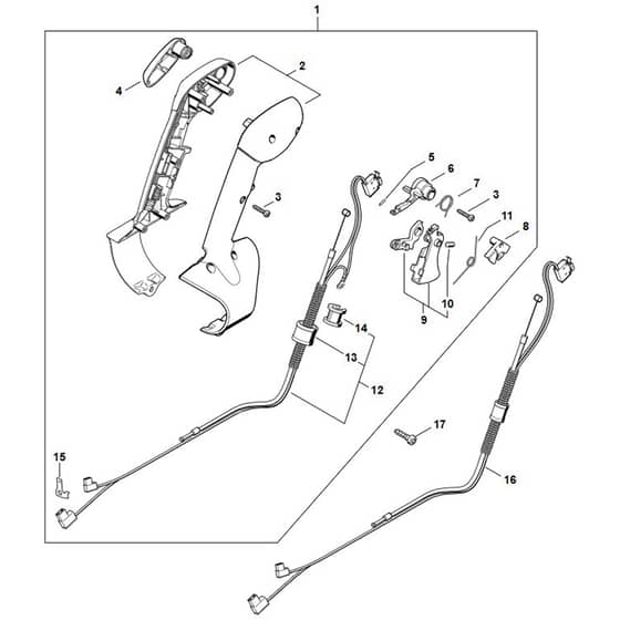 Genuine Stihl BR600 / O - Control handle