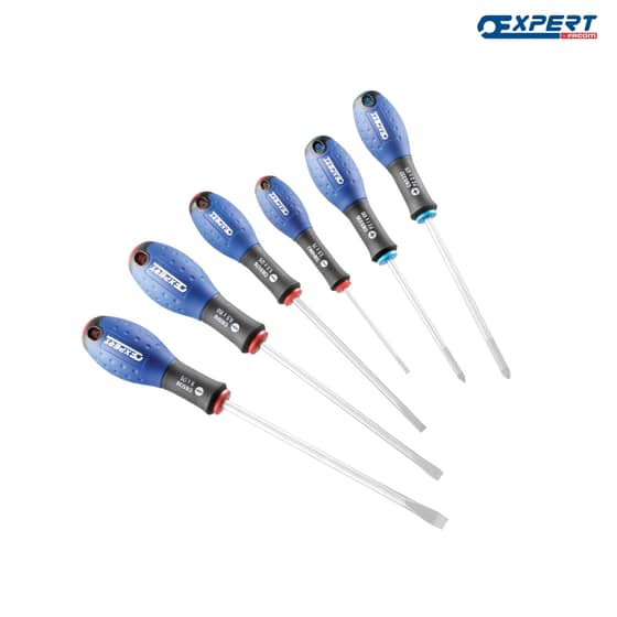 Britool Screwdriver Set 6 Piece Slotted / Pozidriv - E160903