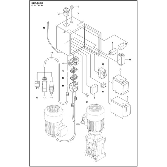 Husqvarna BS 75 - 970615007 - Electrical 01