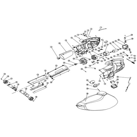 Cobra BV2600 - Blower Main Diagram