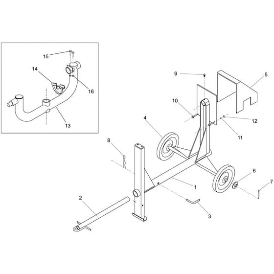 Belle BWE 150-200-250 - Frame Assembly