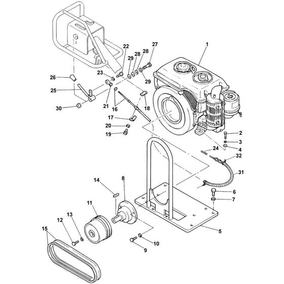 Belle BWR 650 - Engine Unit