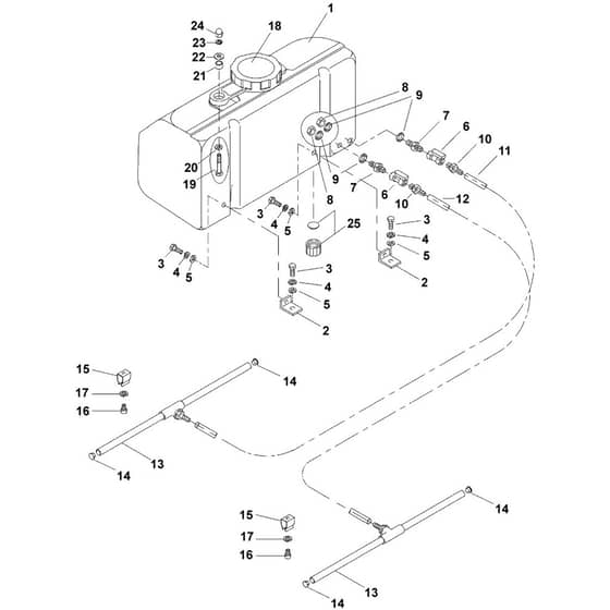 Belle BWR 750 - Sprinkler Unit