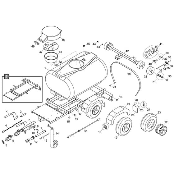 Belle BWX 15-250 - Trailer Assembly 2