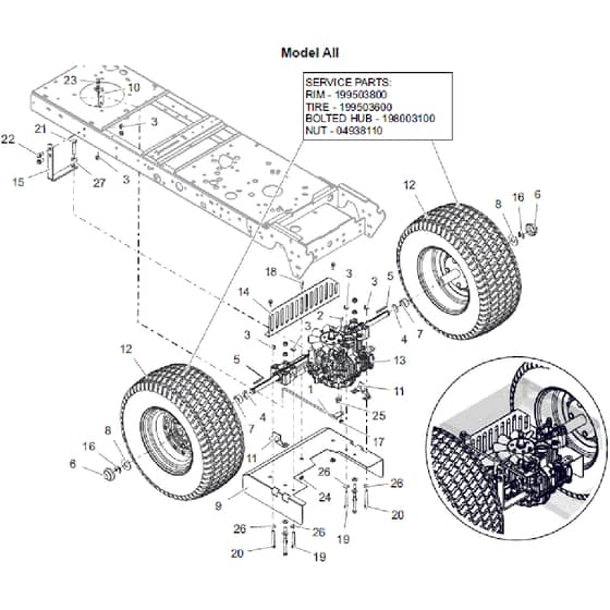 Countax C100-2Wd Fr730 - From 01-03-2022 - 16 Rear Transmission